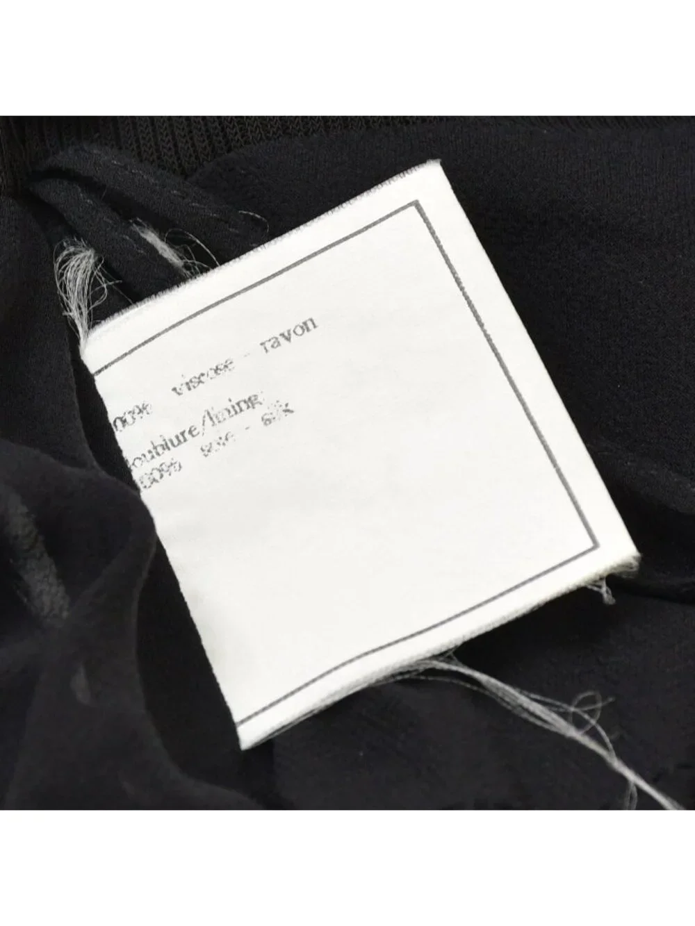 Chanel Boutique Black Skirt Flare Mellow Polished Rayon Vintage